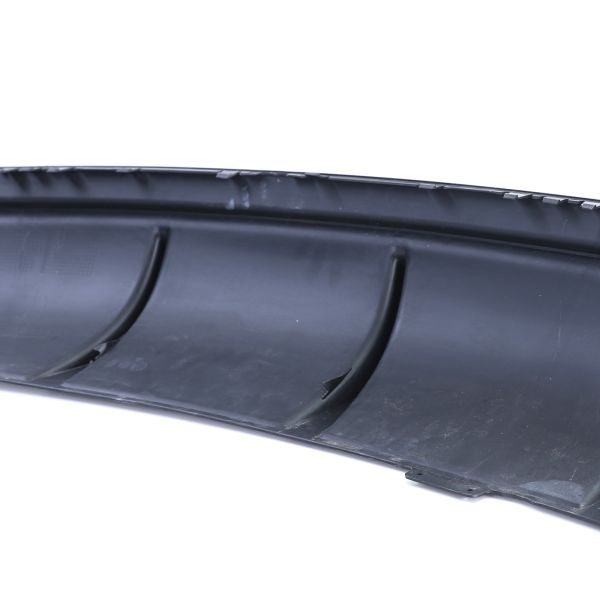 Diffusore sportivo nero lucido con terminali di scarico cromati per Mercedes CLA