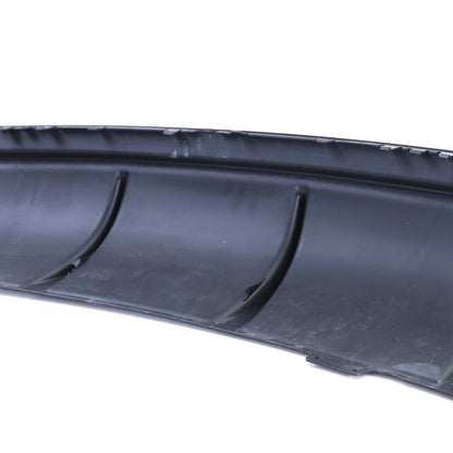 Diffusore sportivo nero lucido con terminali di scarico cromati per Mercedes CLA