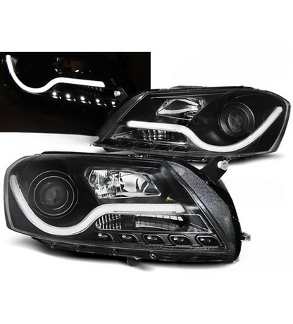 ART.5917 FARI ANTERIORI VW PASSAT B7 10.10-10.14 NERO