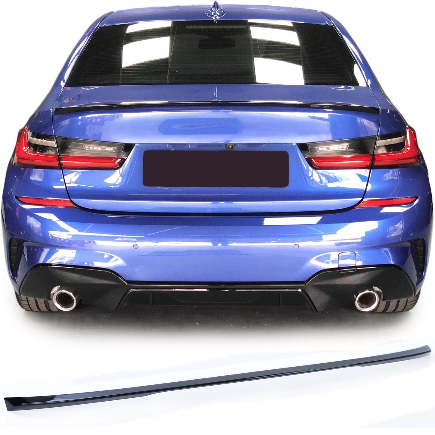 Bodykit Spoiler Grill Diffusore Performance Nero Lucido adatto per BMW Serie 3 G20