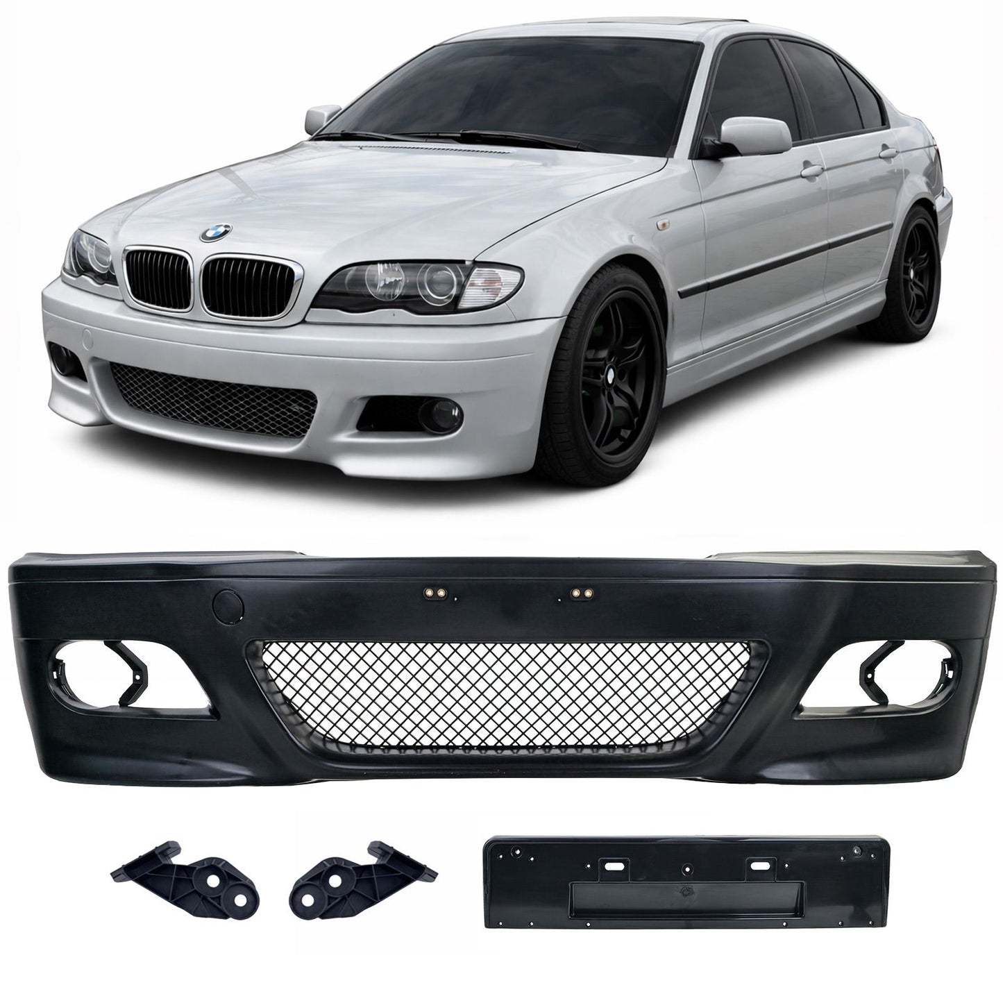 💫ART.7887 Paraurti Anteriore Sportivo per BMW Serie 3 E46 01-05💫
