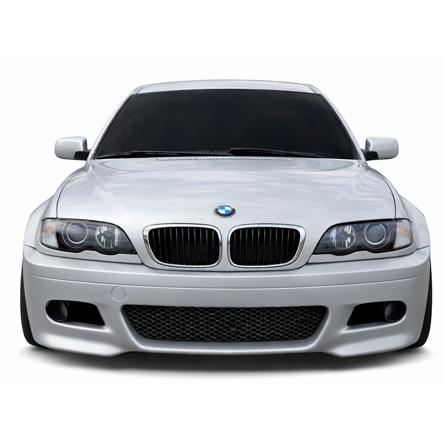 💫ART.7879 Paraurti Anteriore Sportivo + fari antinebbia per BMW E46 Serie 3 2001-2005💫