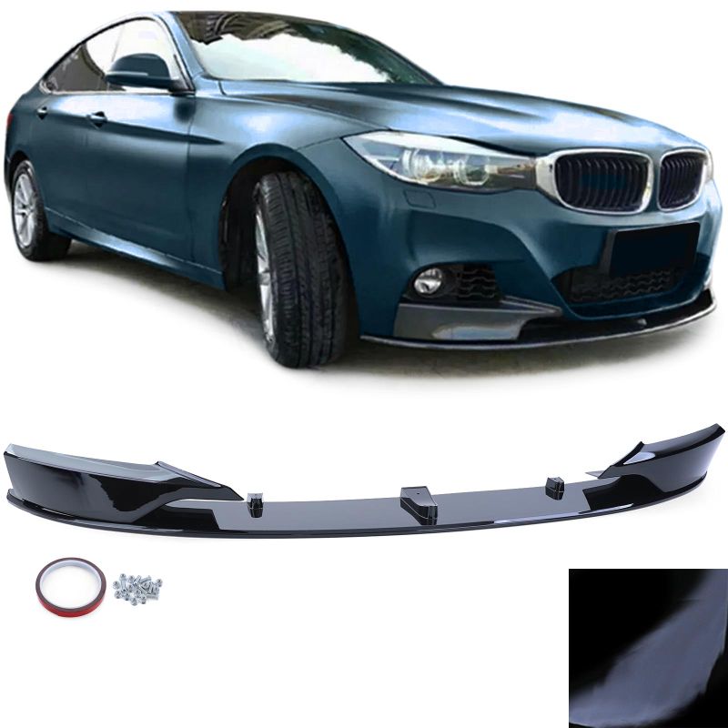 💫Splitter Anteriore Black Gloss adatto per BMW Serie 34 GT F3 da 13💫