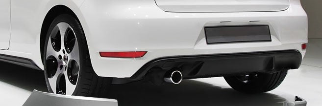 💥ART.4240 Paraurti Posteriore adatto per VW GOLF 6 08-14 LOOK GTI💥