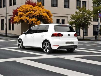 💥ART.4291 Paraurti Posteriore adatto per VW GOLF 6 08-14 LOOK GTI💥