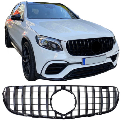 ⭐Griglia Sport Nero Lucido adatto per Mercedes GLC X253 SUV 15-19⭐