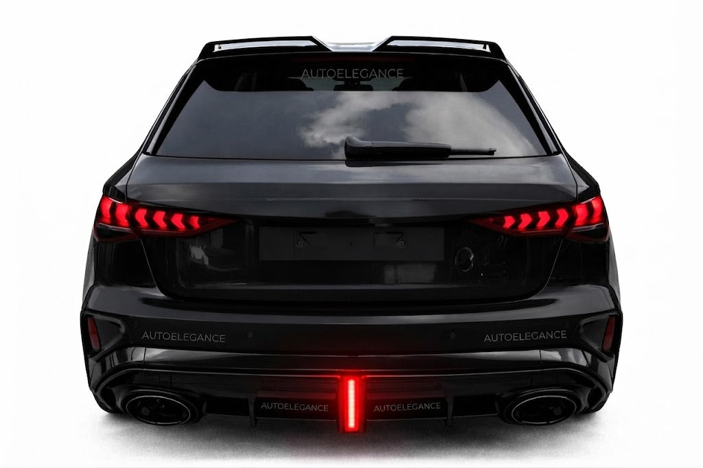 💫Paraurti Posteriore + Diffusore - Audi A3 Sportback 2025+ Look RS3 Led💫