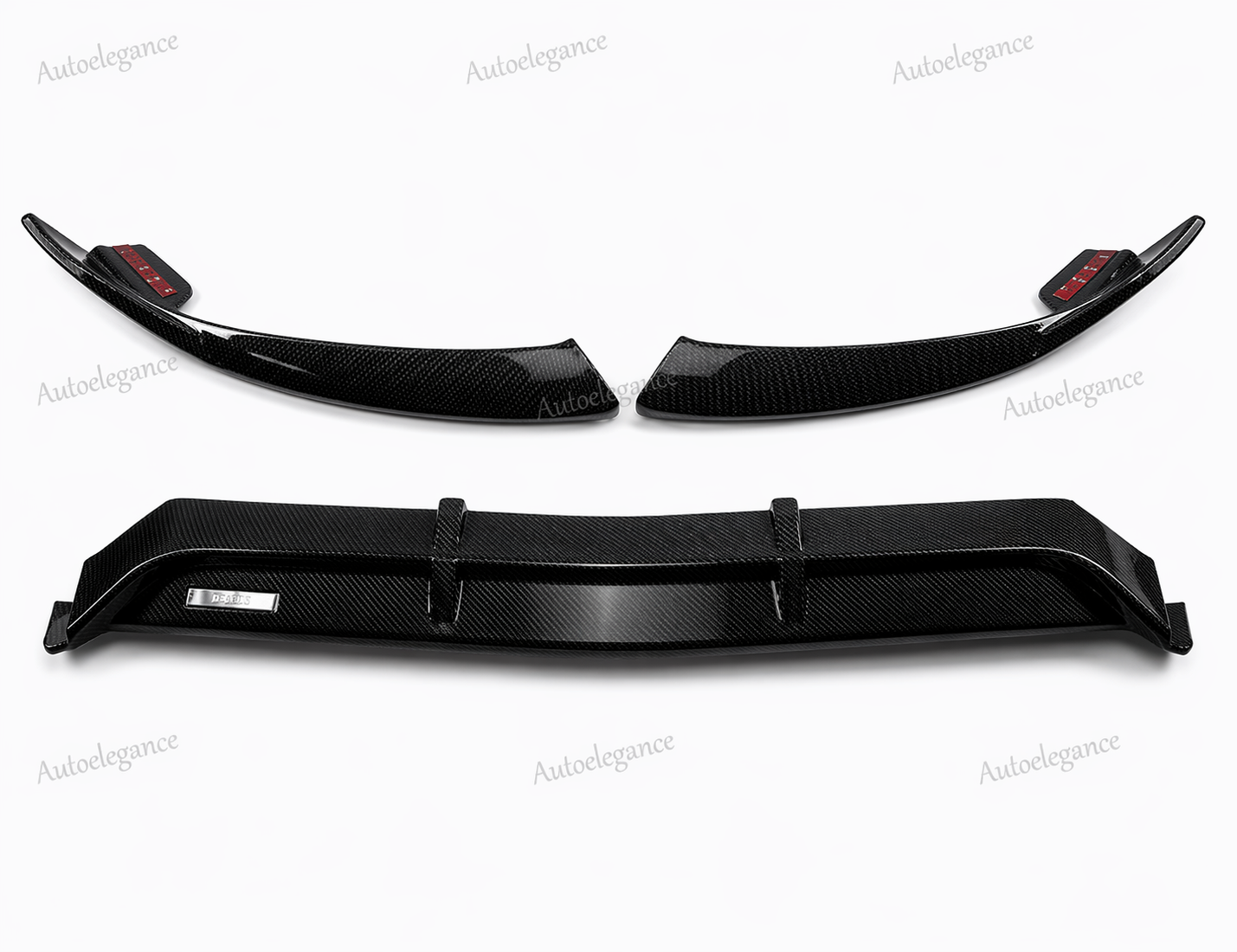 🔥SPLITTER PARAURTI STILLE BRABOS PER MERCEDES C W205 14-22 FIBRA DI CARBONIO🔥