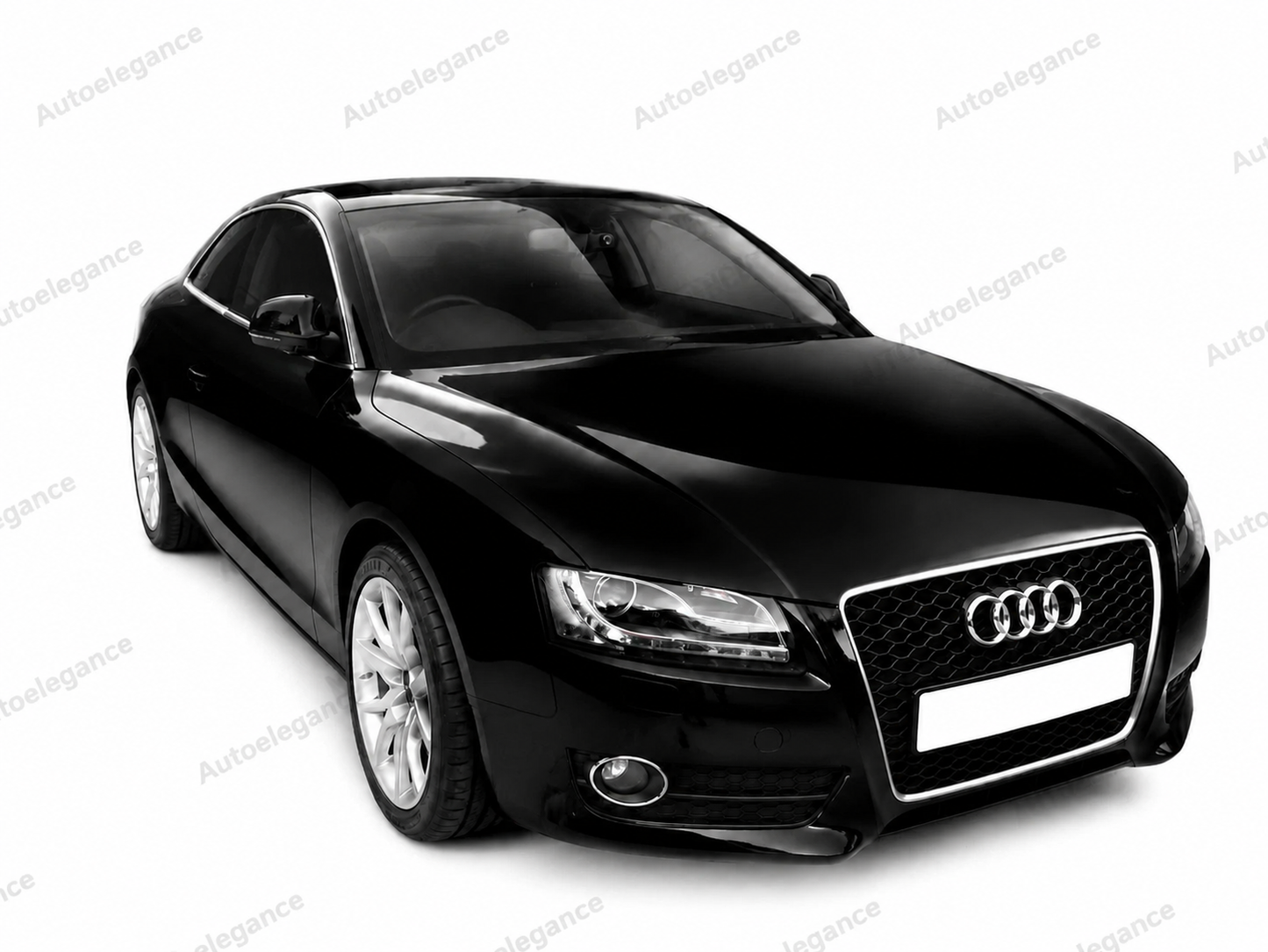🔥ART.0595 GRIGLIA ADATTO PER AUDI A5 2007-2011 LOOK RS5 BORDO CROMATO🔥