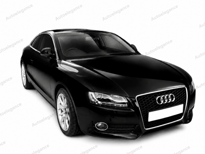 🔥ART.0595 GRIGLIA ADATTO PER AUDI A5 2007-2011 LOOK RS5 BORDO CROMATO🔥