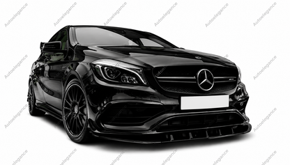 🔥ART.9927 SPLITTER ANTERIORE PER MERCEDES CLA W117 CLA45 AMG LINE NERO LUCIDO🔥