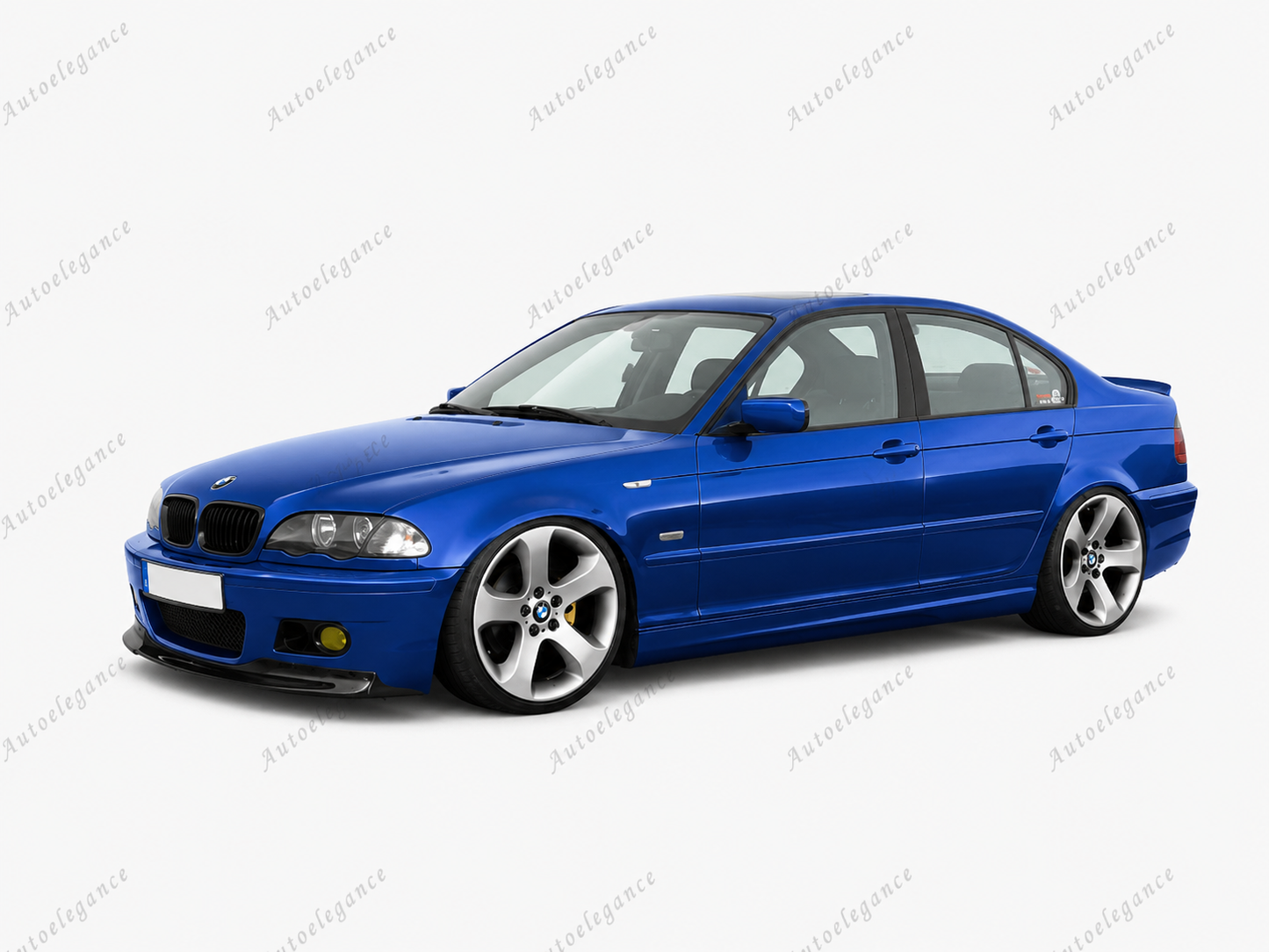 🔥ART.0322 SPLITTER ANTERIORE NERO PER PARAURTI BMW SERIE 3 E46 M3🔥