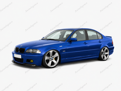 🔥ART.0322 SPLITTER ANTERIORE NERO PER PARAURTI BMW SERIE 3 E46 M3🔥