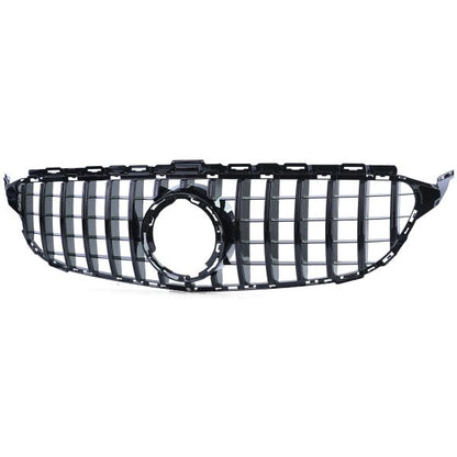 Griglia Sportiva Nera Cromata Lucida per Mercedes CLASSE C W205 S205 18-21