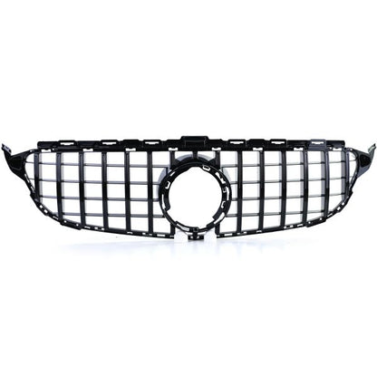 Griglia Sportiva Nera Cromata Lucida per Mercedes CLASSE C W205 S205 18-21