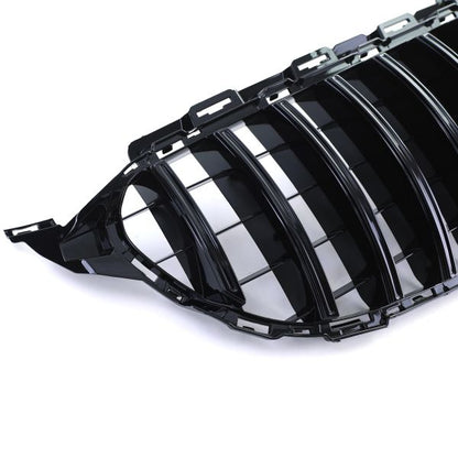 Griglia Sportiva Nera Cromata Lucida per Mercedes CLASSE C W205 S205 18-21