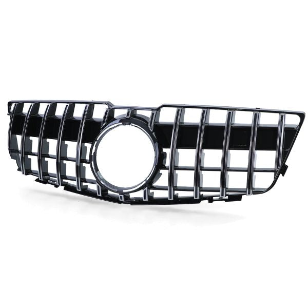 Gloss Black Chrome Sport Grille for Mercedes GLK X204 08-12 Pre-Facelift