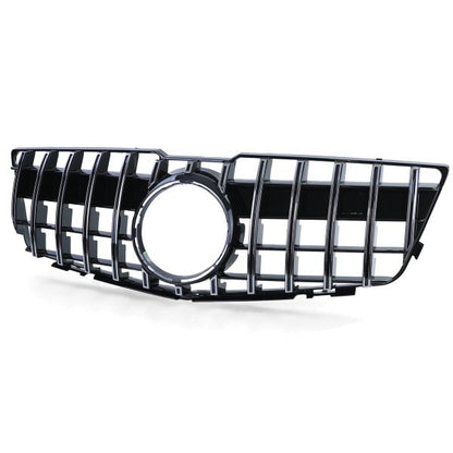Gloss Black Chrome Sport Grille for Mercedes GLK X204 08-12 Pre-Facelift