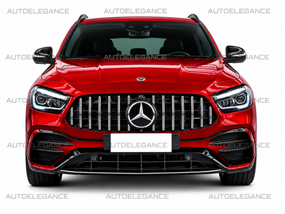 💫GRIGLIA ANTERIORE AMG GT-R PROFILI SATINATI PANAMERICANA - MERCEDES GLA H247💫