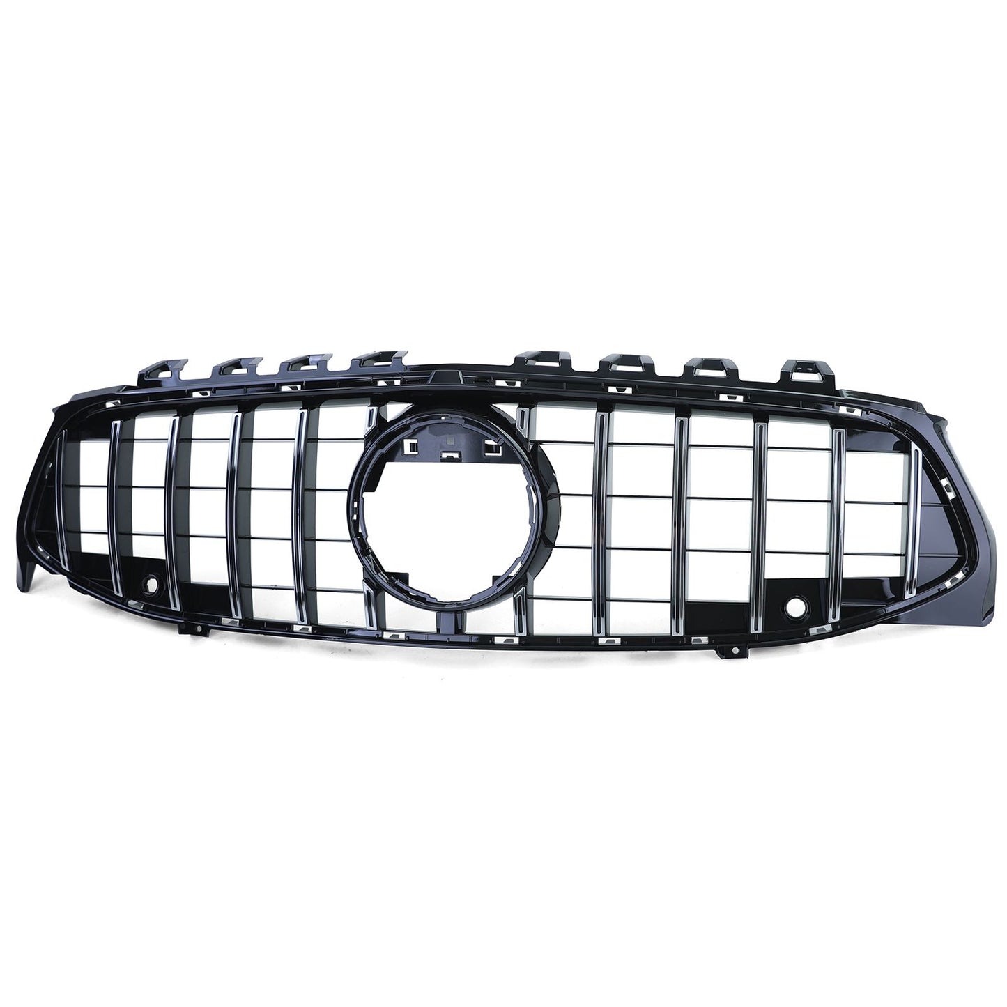 💫ART.4543 Griglia Radiatore Sportiva (Nera Cromata Lucida) per Mercedes💫