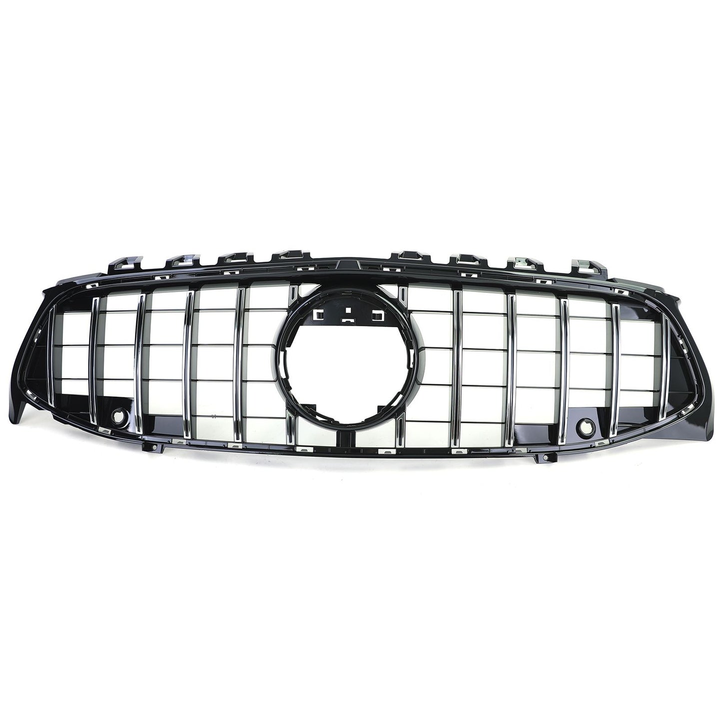 💫ART.4543 Griglia Radiatore Sportiva (Nera Cromata Lucida) per Mercedes💫