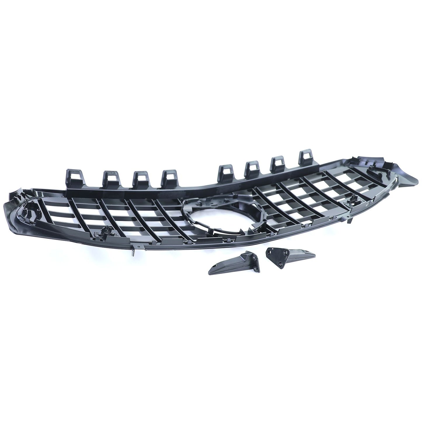 💫ART.4543 Griglia Radiatore Sportiva (Nera Cromata Lucida) per Mercedes💫