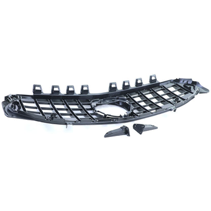 💫ART.4543 Griglia Radiatore Sportiva (Nera Cromata Lucida) per Mercedes💫