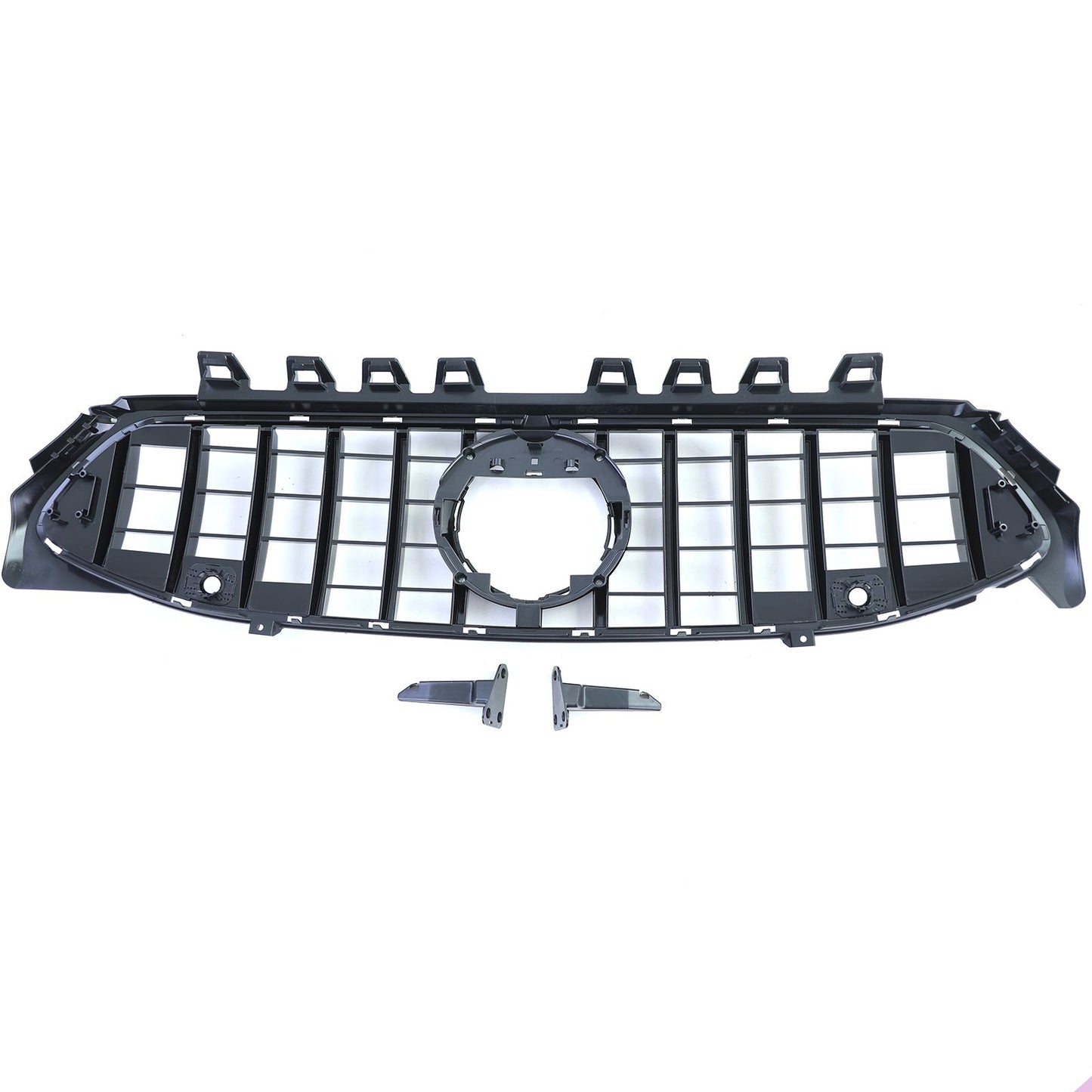 💫ART.4543 Griglia Radiatore Sportiva (Nera Cromata Lucida) per Mercedes💫