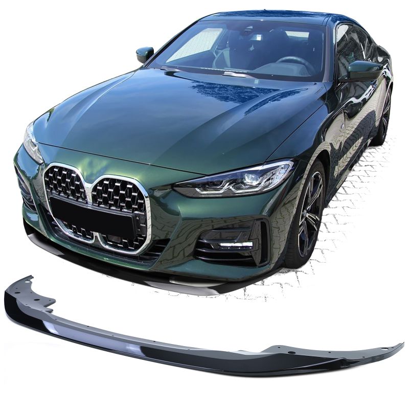 💫Spoiler Lip Performance Black Gloss adatto per BMW Serie 4 G22 G23 G26 da 20💫