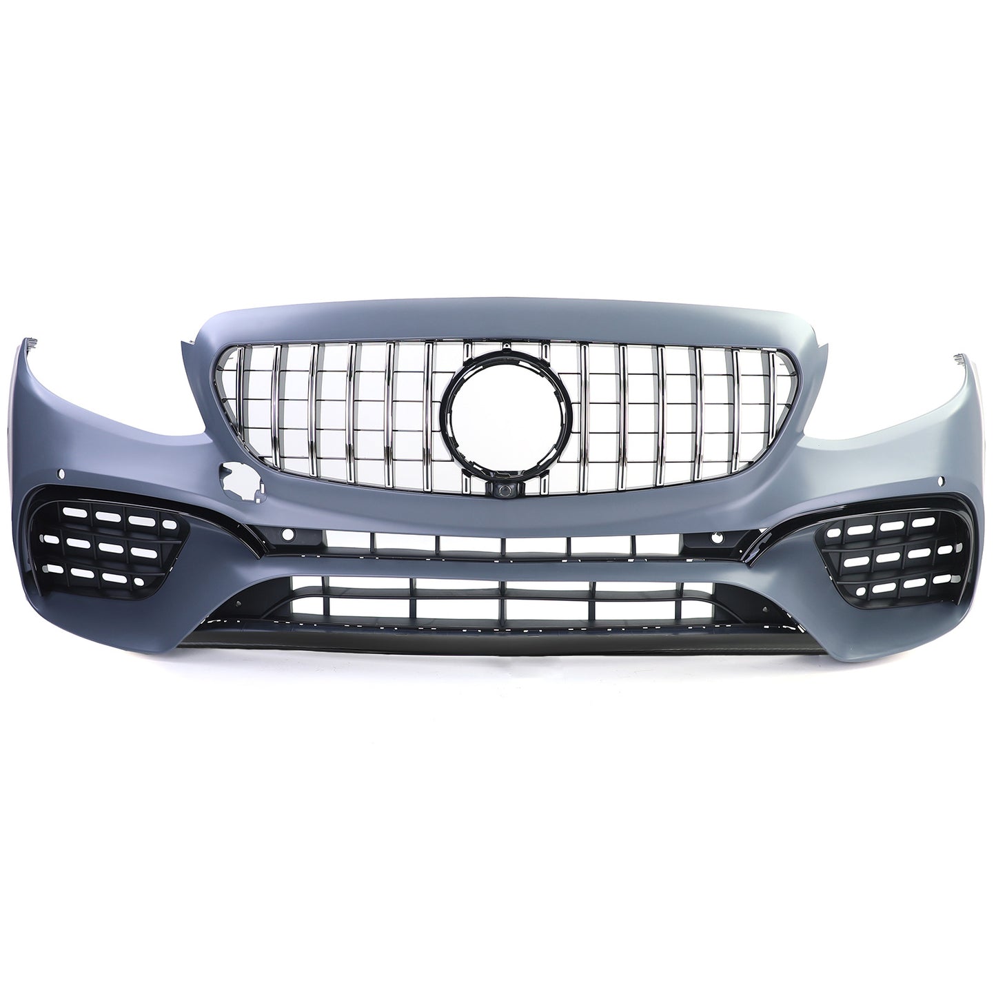 ⭐Paraurti Sportivo con Calandra Cromo Nero per Mercedes Classe E W213 16-20⭐