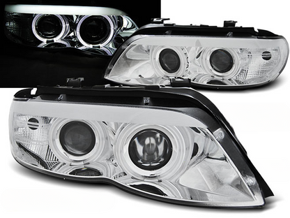 FARI ALLO XENO ANGEL EYES CHROME per BMW X5 E53 11.03-06