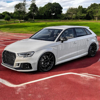 🔥Griglia Sportiva a Nido d'Ape Nero Lucido per Audi A3 8V 16-20 con ACC🔥