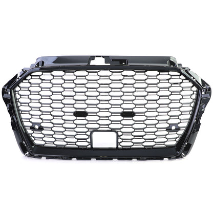🔥Griglia Sportiva a Nido d'Ape Nero Lucido per Audi A3 8V 16-20 con ACC🔥