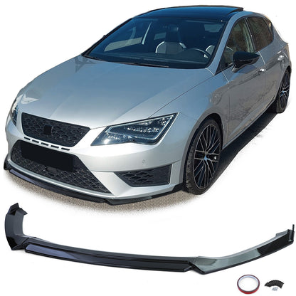 ✨Splitter Labbro Performance Nero Lucido adatto per Seat Leon 5F Cupra 12-20✨