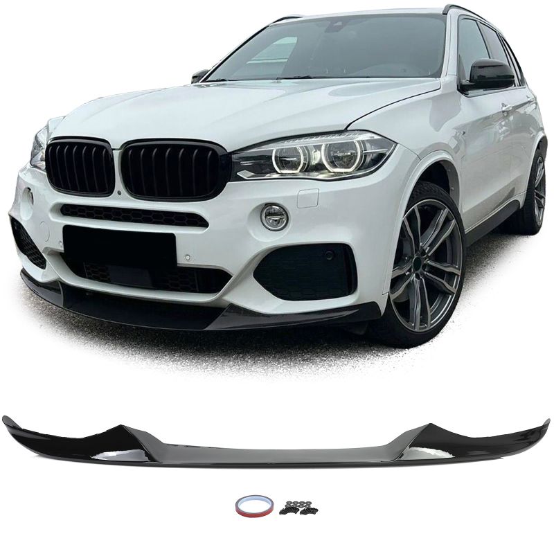💫Spoiler anteriore Lip Performance Nero lucido adatto per BMW X5 F15 13-18💫