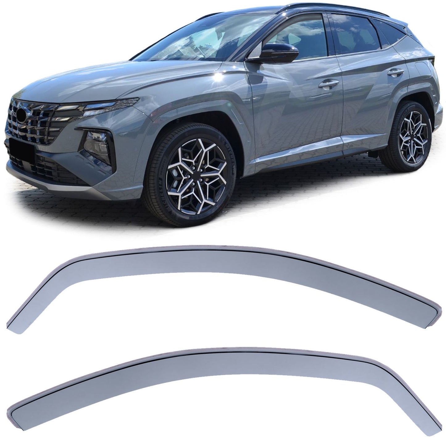 💫ART.7975 Deflettore Antivento e Antipioggia per Hyundai Tucson NX4 2020+💫