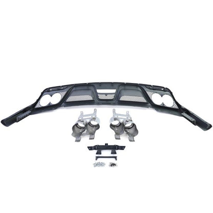 Rear Bumper Rear Diffuser Fit For Mustang 2015 - 2017