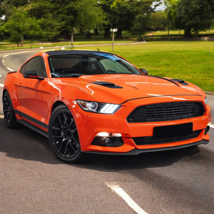 ✨Gloss Black Top Bottom Sport Grille Set for Ford Mustang 6 14-17✨
