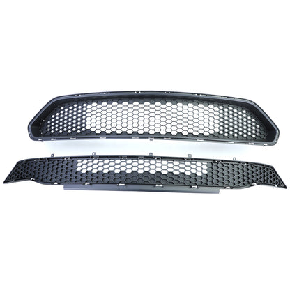 ✨BullittStyle Upper+Lower Grille Set for Ford Mustang 6 Facelift 18-23✨