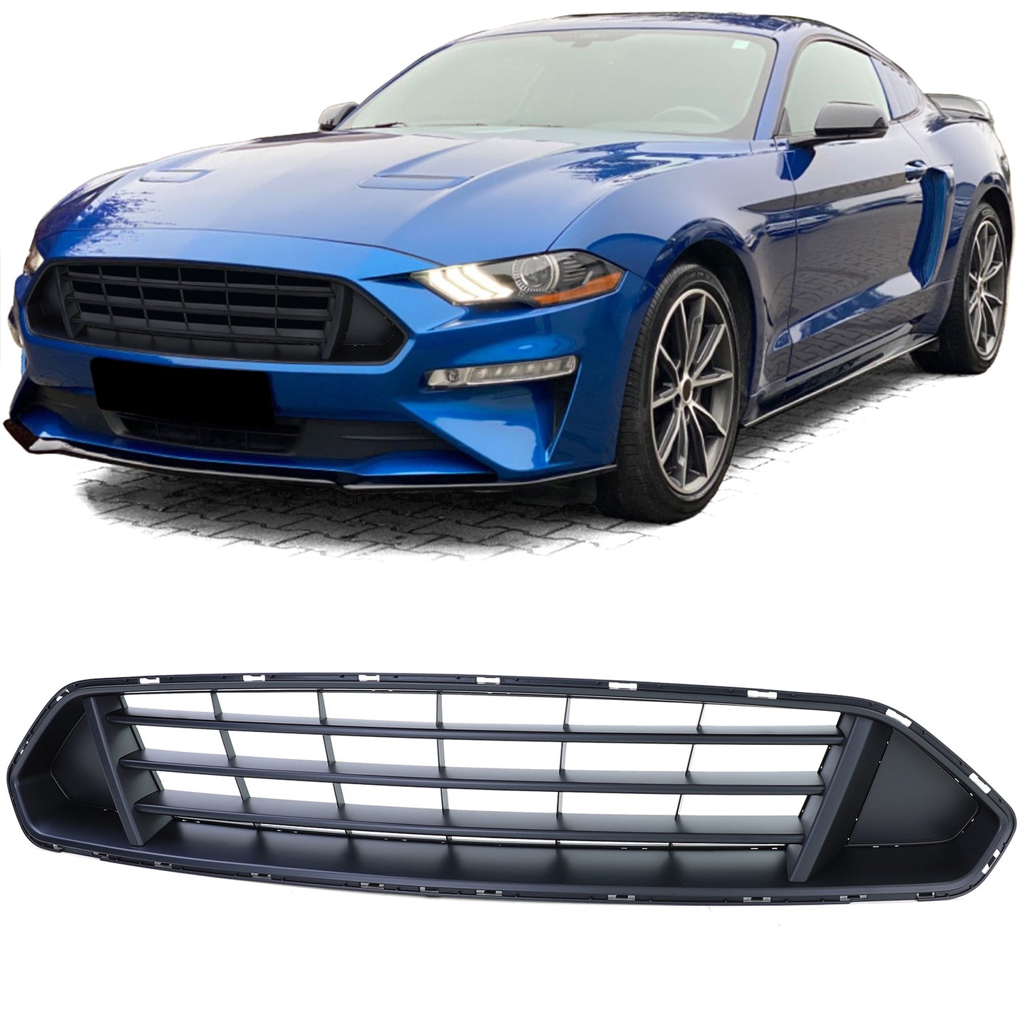 Griglia Sportiva Pulita per Ford Mustang Coupe Cabrio Facelift 17-22