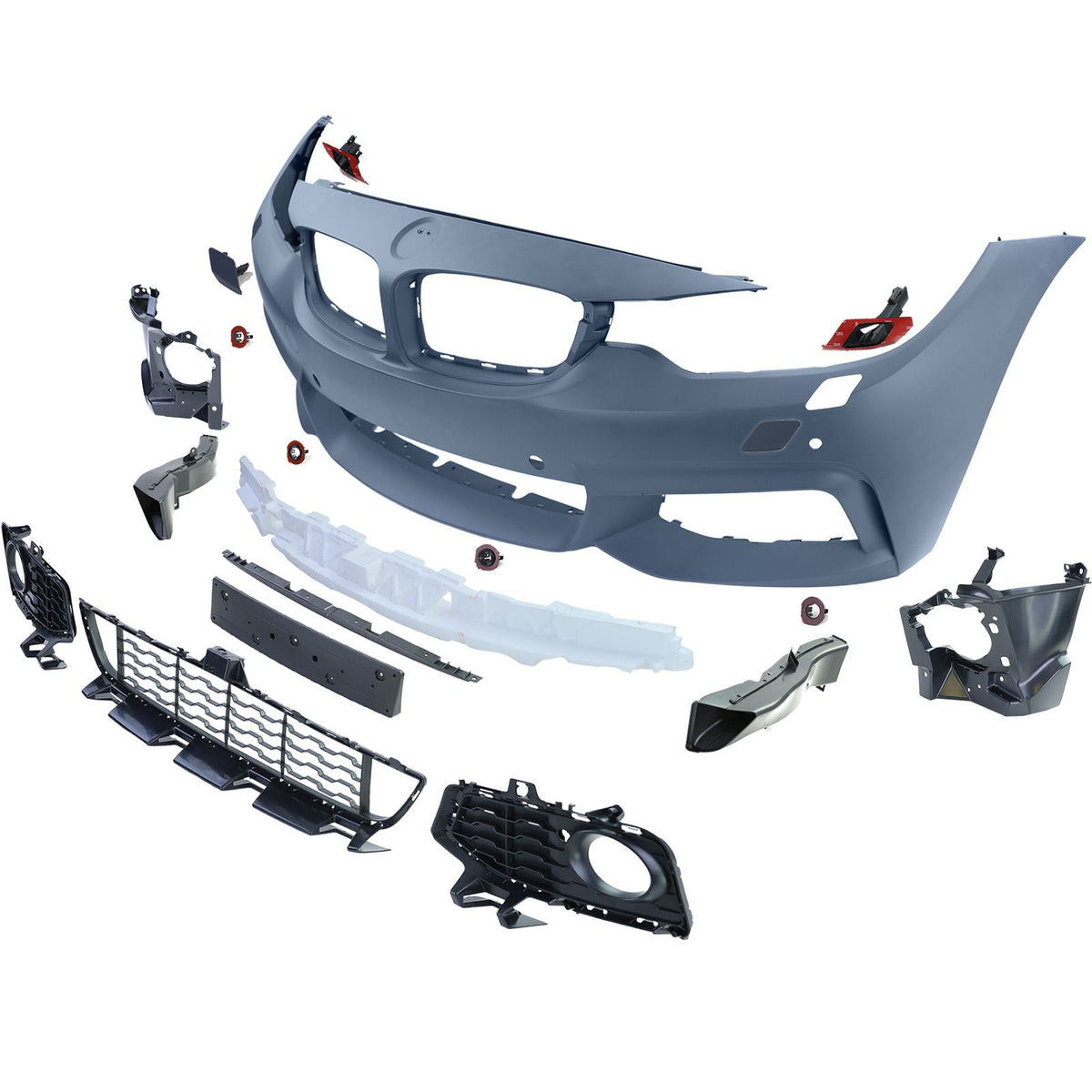 paraurti anteriore m bmw serie 4 f32 f33 f36 f82 f83 13-21