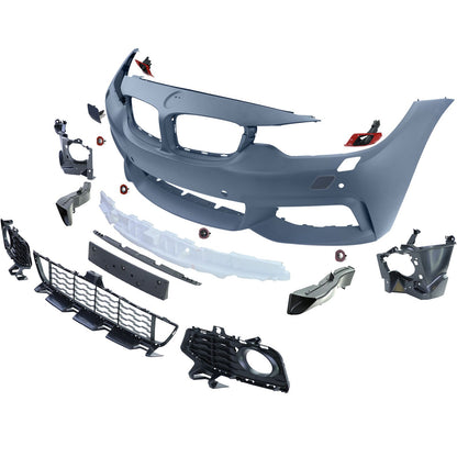 paraurti anteriore m bmw serie 4 f32 f33 f36 f82 f83 13-21