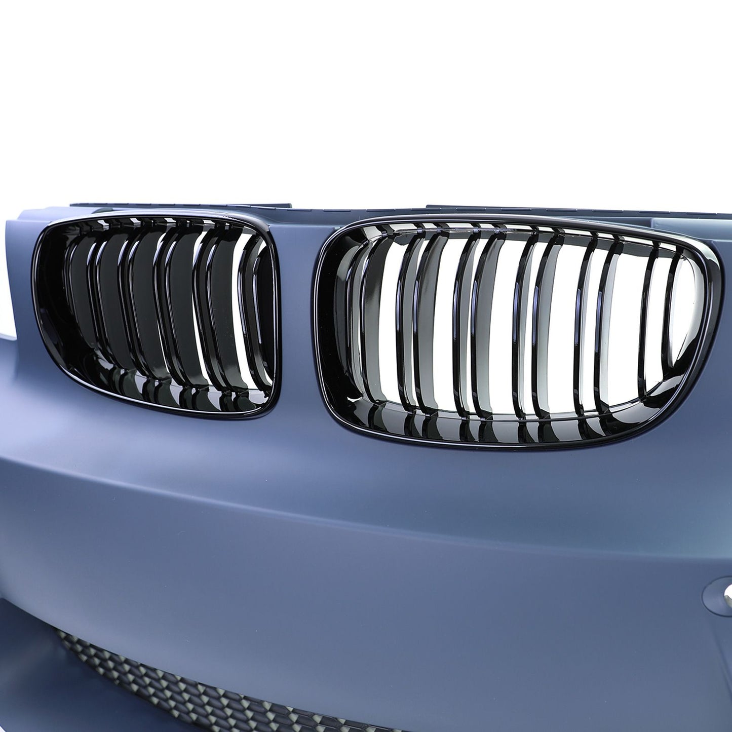 💫ART.7944 Paraurti Anteriore Sportivo + Griglia per BMW Serie 1 04-13💫