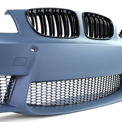 💫ART.7944 Paraurti Anteriore Sportivo + Griglia per BMW Serie 1 04-13💫