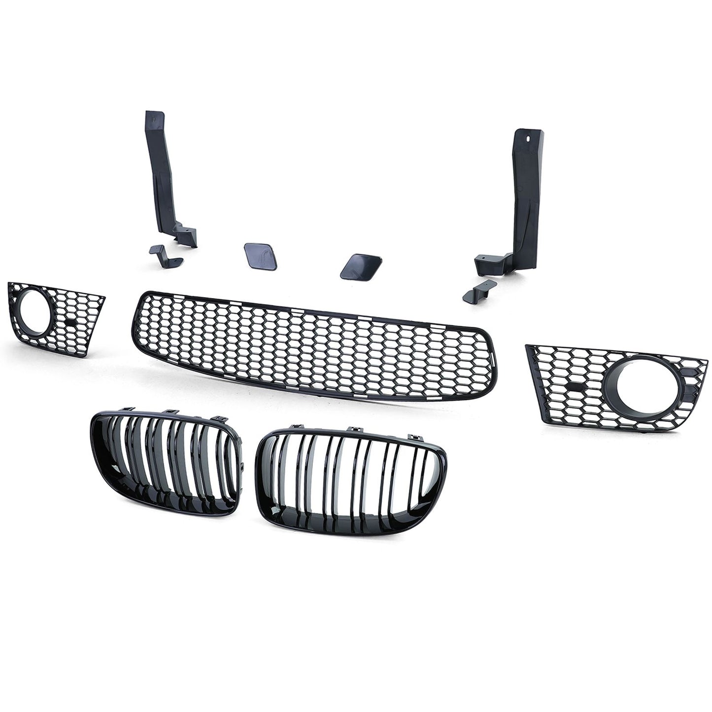 💫ART.7944 Paraurti Anteriore Sportivo + Griglia per BMW Serie 1 04-13💫