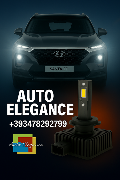 💕COPPIA LAMPADE D1S LED DA XENON A LED PER HYUNDAI SANTA FE II💕