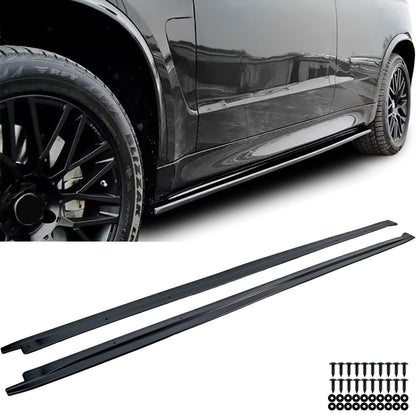 🔥ART.9284 MINIGONNE LATERALI IN LOOK NERO LUCIDO ADATTO PER BMW X5 F15 13-18🔥