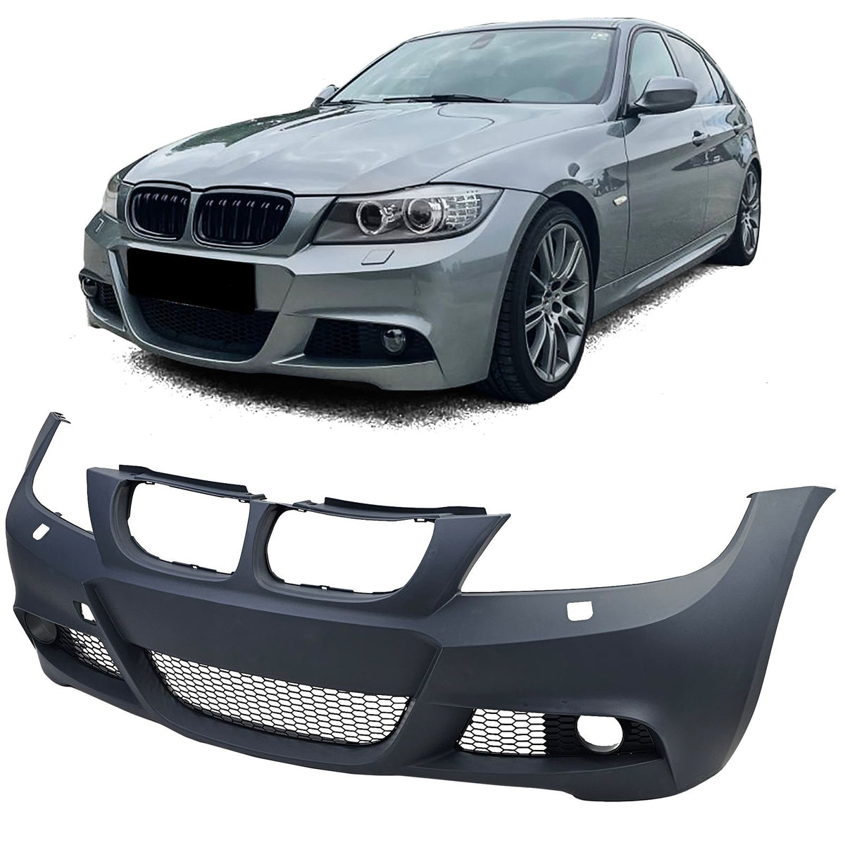 paraurti anteriore sportivo adatto per bmw serie 3 e 90 05-13