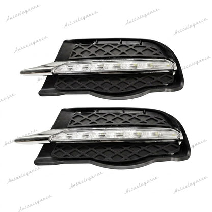 🔥ART.2200 GRIGLIE FENDINEBBIA ADATTO PER MERCEDES W204 2007-2011 LED DIURNE🔥