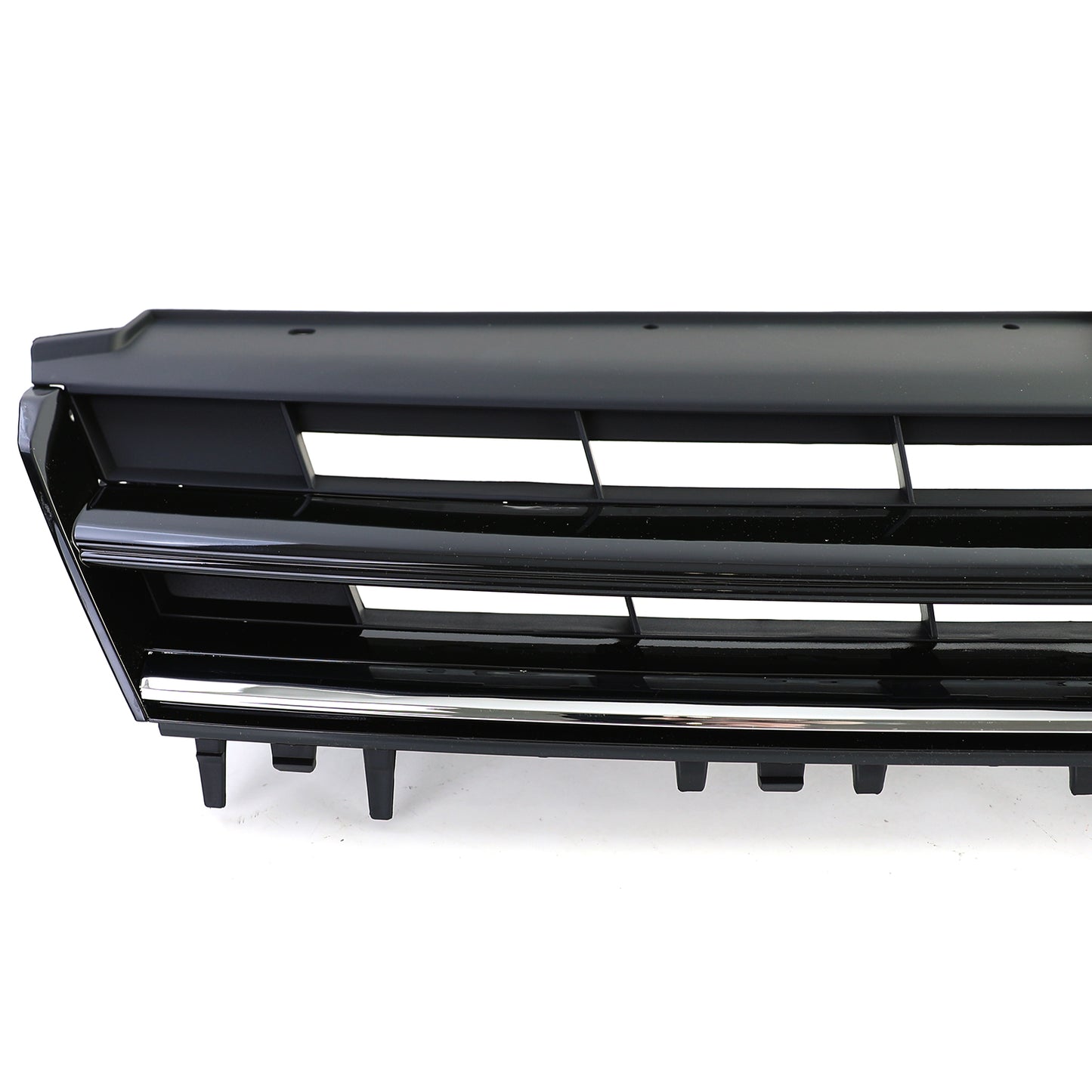 Gloss Black Sport Grille with Chrome Stripe for VW Golf 7 also GTI 12-17